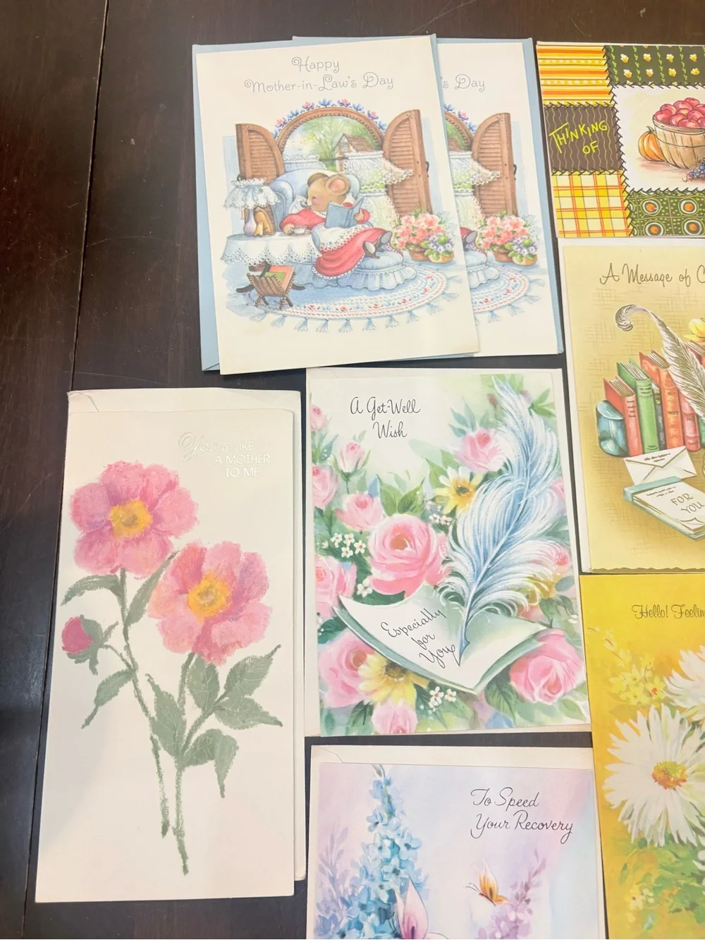 15 Assorted vintage Greeting Cards